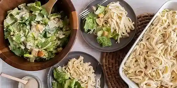 Happy Hour 6 Alfredo Caesar Salad Bundle