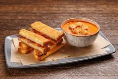 Home 104 Candied Bacon Grilled Cheese Tomato Soup