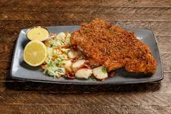 Home 86 Pretzel Crusted Pork Schnitzel
